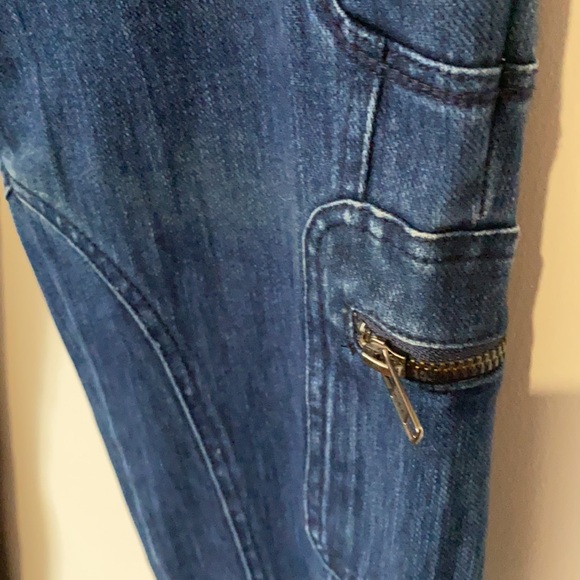 French Connection Womens Skinny Jeans Blue Medium Washed AU 10 Zip Fly - Picture 3 of 9